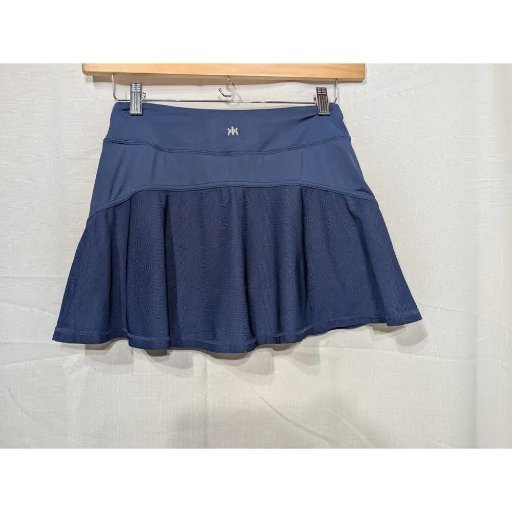 Kyodan Womens Navy Blue Tennis Skort Skirt Sz PS Pickleball Athletic Performance